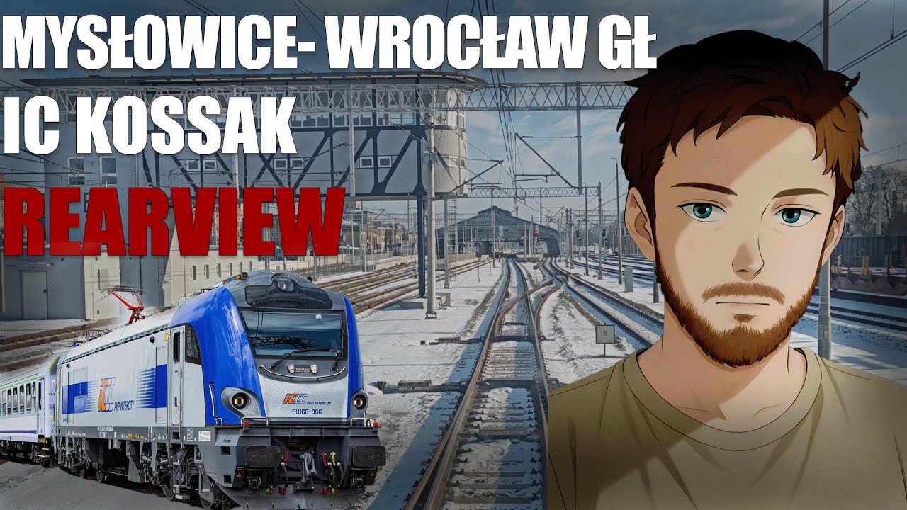 [REARVIEW] Mysłowice - Wrocław Główny | IC Kossak | 10.01.2025