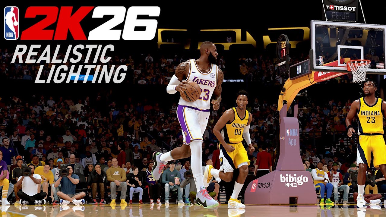 NBA 2K26 LEBRON JAMES Highlights with REALISTIC LIGHTING (NO PAID MODS)