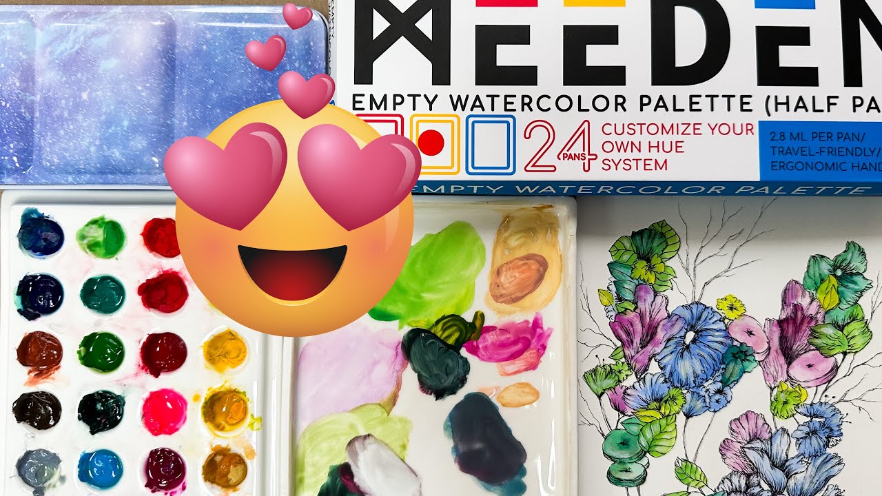 New gouache! MEEDEN unboxing - paint, palettes, paper! Art supply haul and review