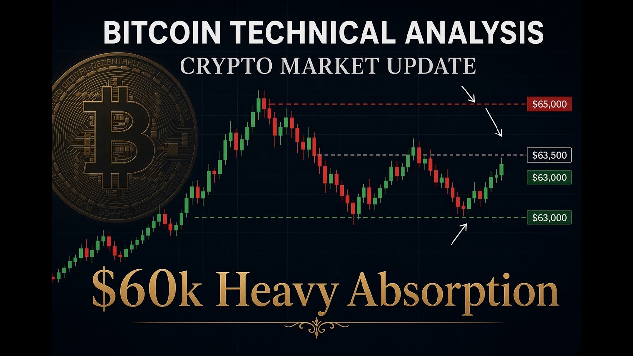 BTC на уровне $63 тыс.: Бычий отскок или обвал? Полный теханализ криптовалют