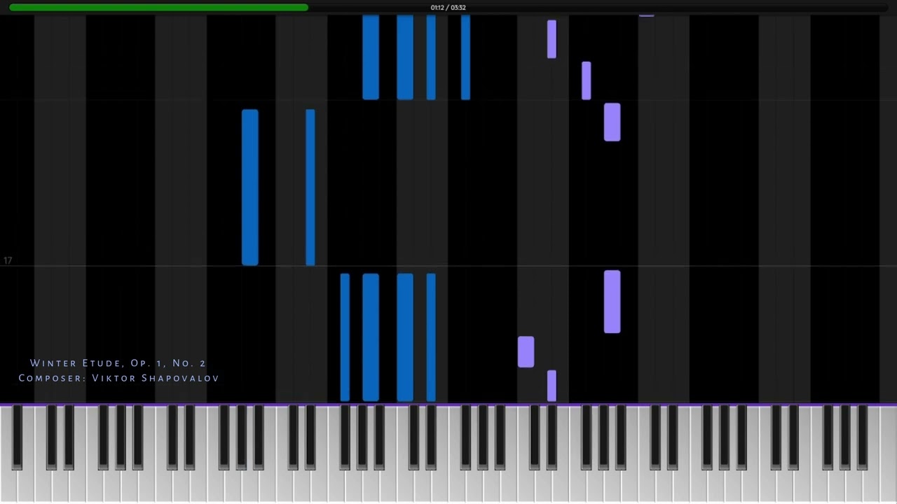 Красивая музыка для фортепиано - Winter Etude, Op. 1, No. 2 #piano #music #romantic