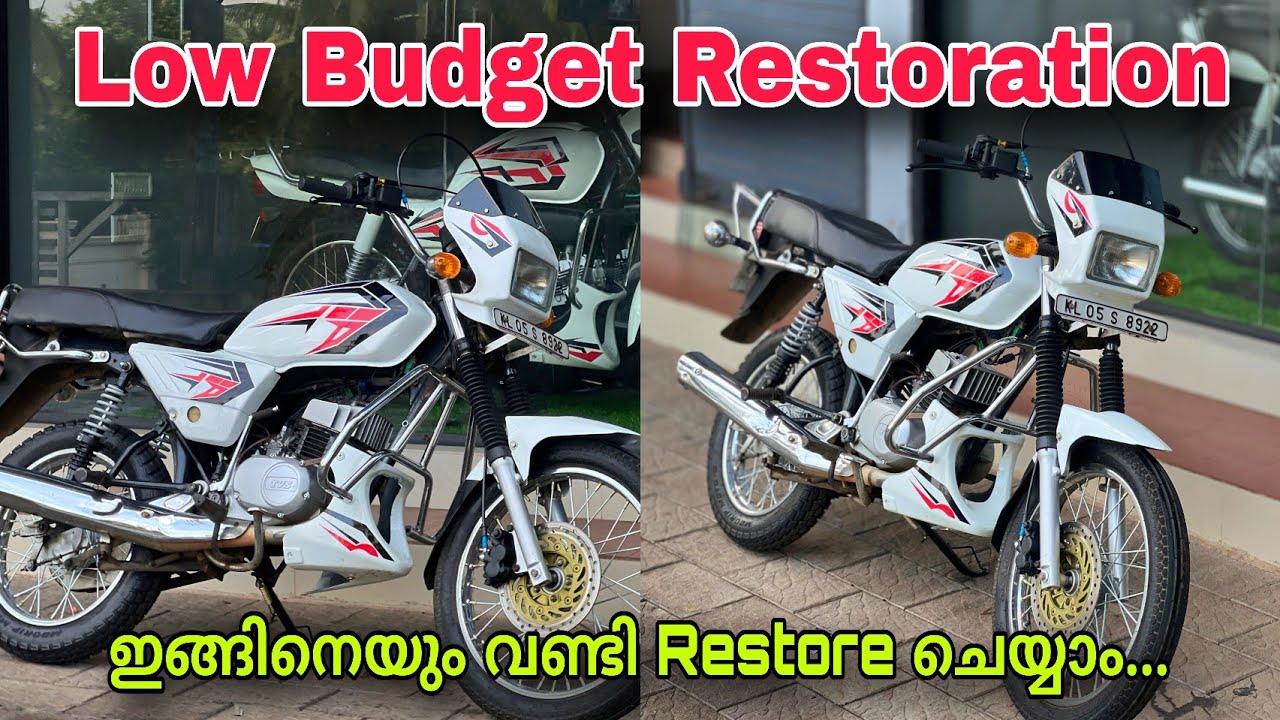 Suzuki Max100 Restoration | ഇങ്ങിനെയും വണ്ടി Restore ചെയ്യാം 💥❤️ | Low budget Restoration 💥❤️🫵