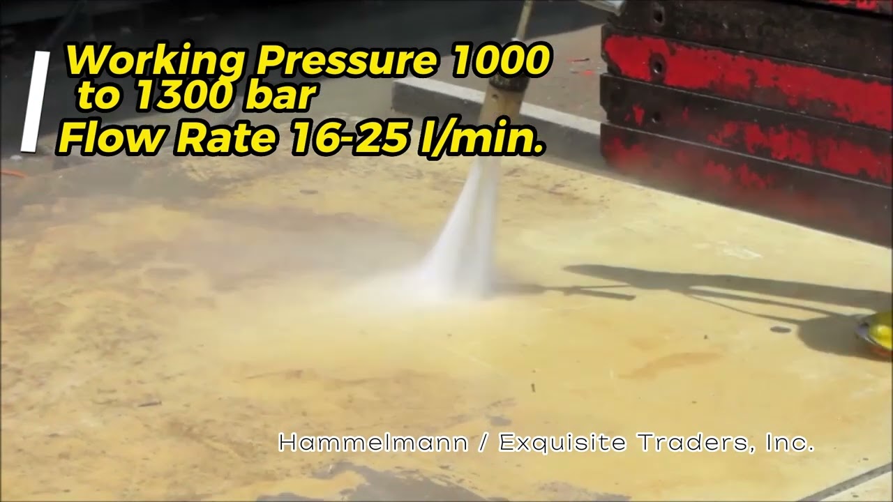 Formworks Cleaning using High Pressure Waterjet - Hammelmann