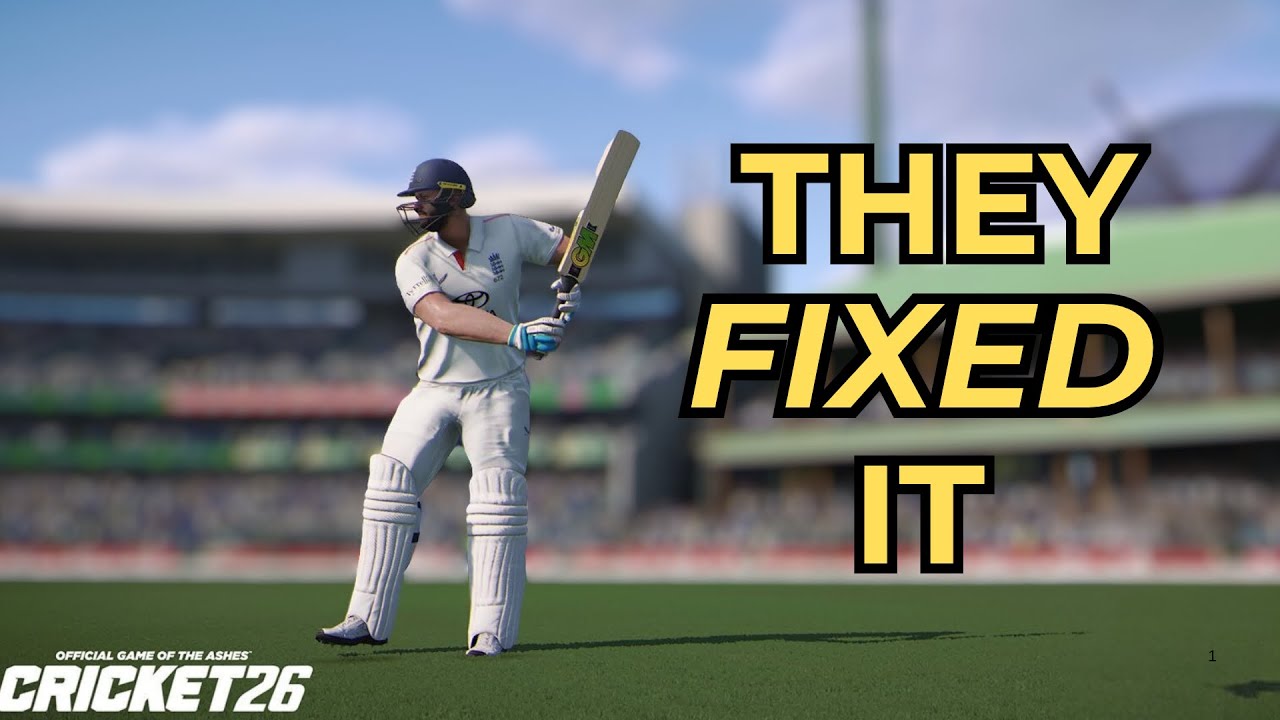 Cricket 26 Fixes Screenshot Mistakes : New Images