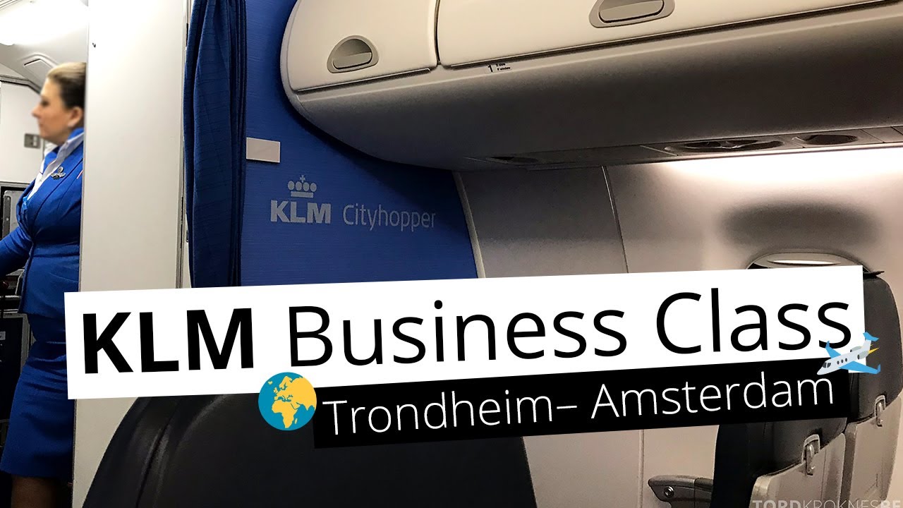 REVIEW: KLM Business Class from Trondheim to Amsterdam