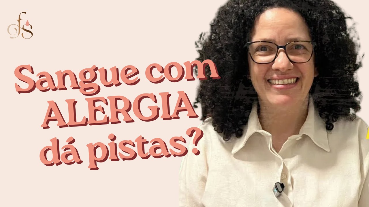 Alergia dápara ver no sangue?