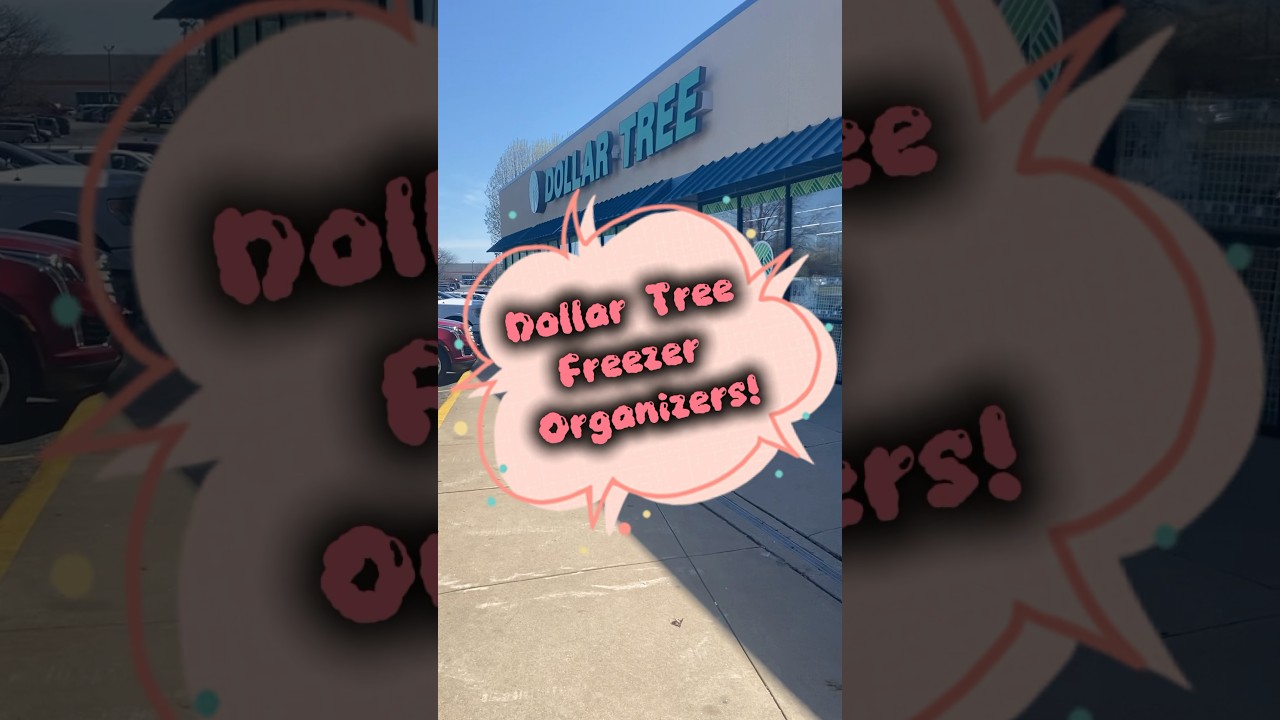 Easy and Affordable way to customize your freezer organization #dollartreehacks #kitchenorganization