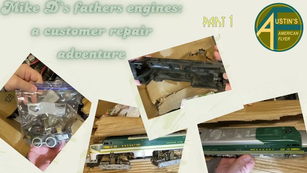 Twin armature customer repair surprise!  A 1952  Atlantic and a 1954 Rocket engine set.  Part 1.