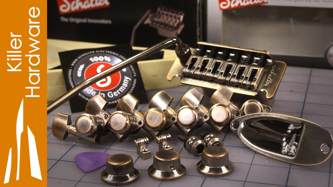 Look at This Schaller Vintage Copper Strat Hardware!!!