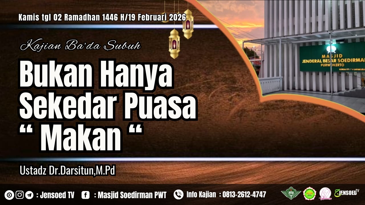 Bukan Hanya Sekedar Puasa 