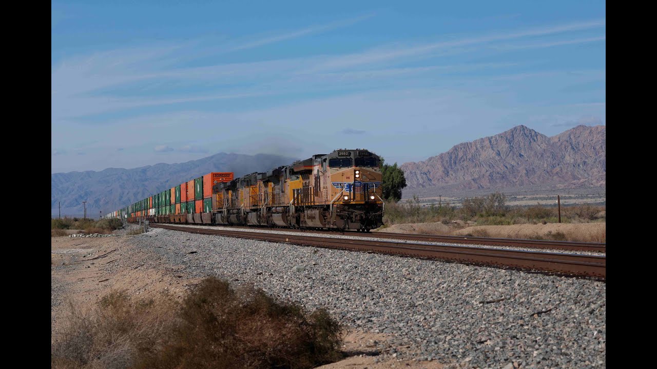 Railfanning along the Salton Sea November 20th, 2025
