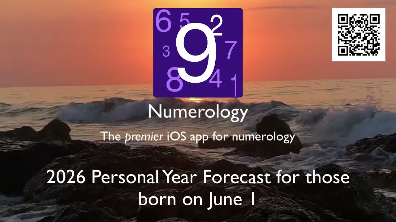 Numerology 2026 Personal Year Forecast for June 1 Birthday