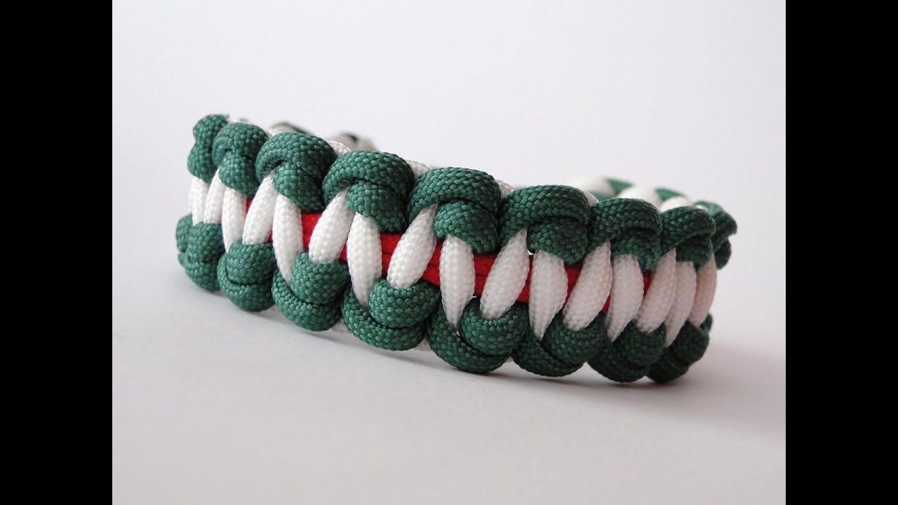 How to Make a Crocodile Fangs Paracord Survival Bracelet (Crocodile Dundee inspired)