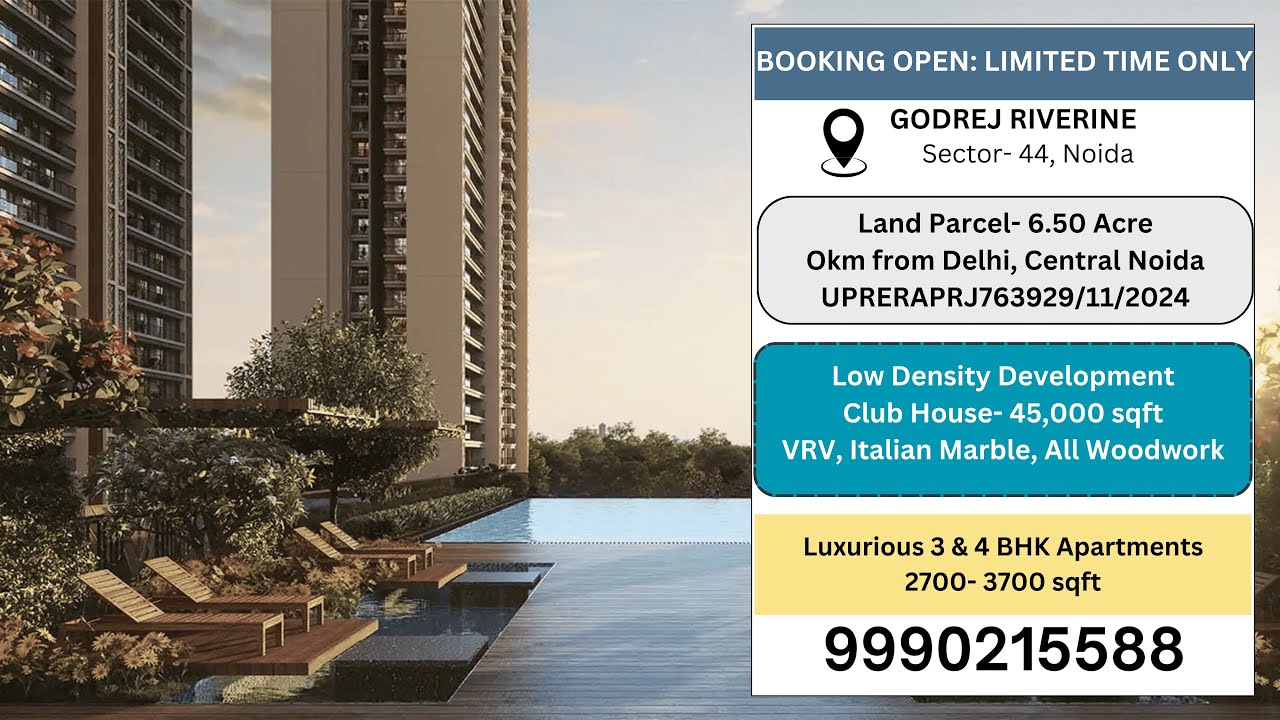 Godrej Riverine &ndash; Sector 44, Central Noida