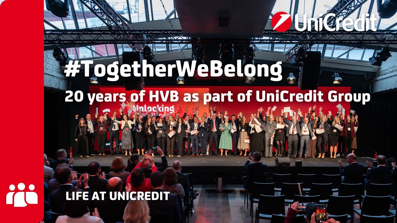 🤝 #LifeAtUniCredit | #TogetherWeBelong | 20 years of HypoVereinsbank as part of UniCredit Group