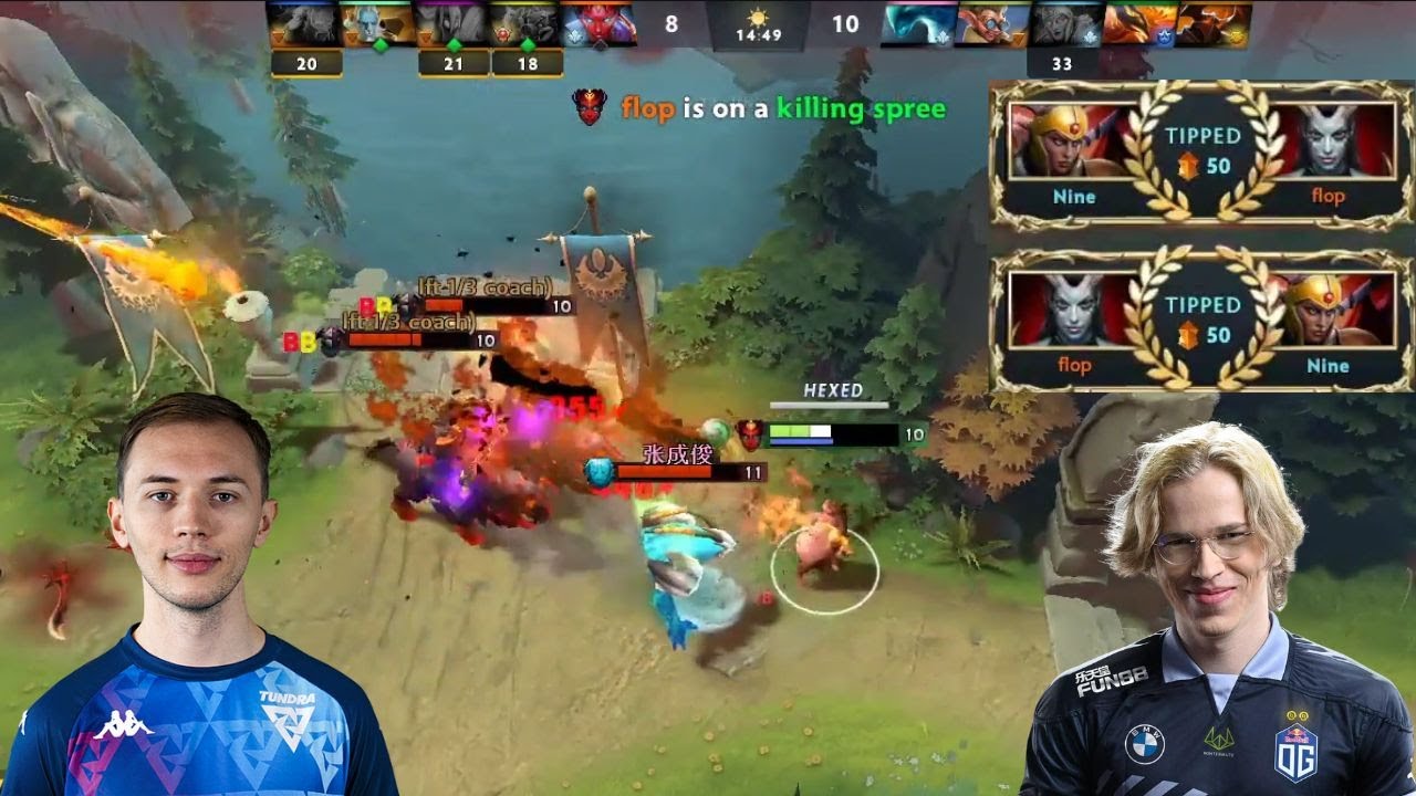 TI WINNERS MID BATTLE - Topson vs Nine Highlights