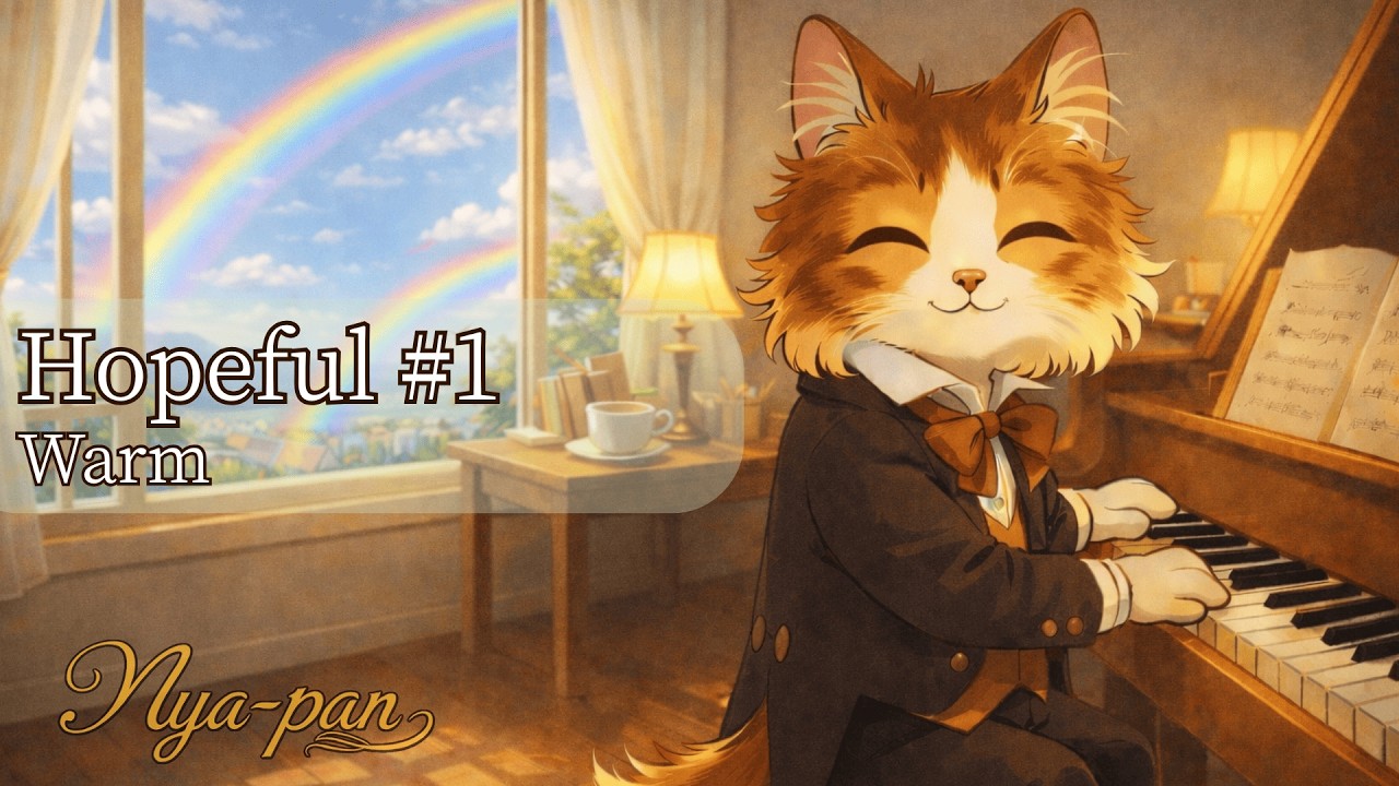 Hopeful Piano #1 | Warm & Peaceful【希望のピアノ・朝の作業用BGM】