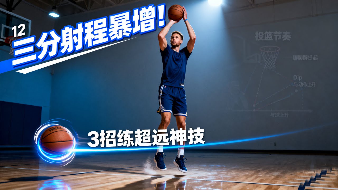 三分球更远！3招提升投篮距离的实用技巧