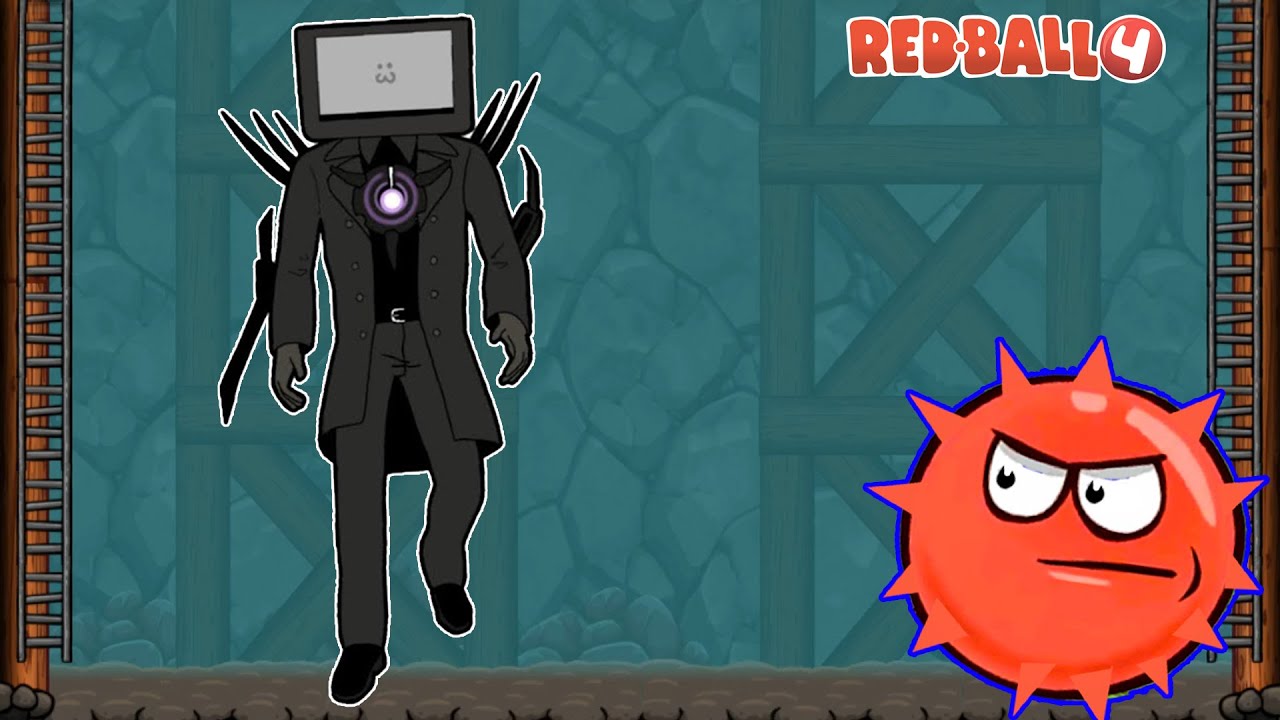 Red Ball 4 vs Tv Man Titan vs Speaker Man Titan