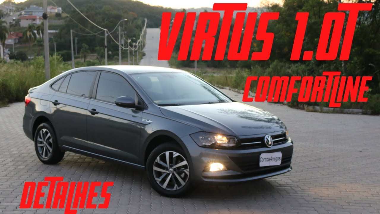 Volkswagen Virtus 1.0 Turbo Comfortline - 2020 em Detalhes | Carros Amigos