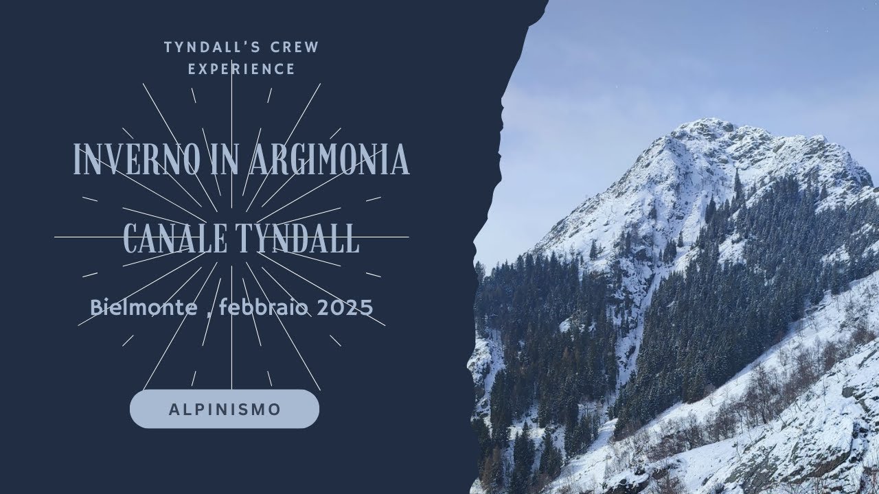 Alpinismo: Inverno con il brivido in Argimonia: Canale Tyndall !!!