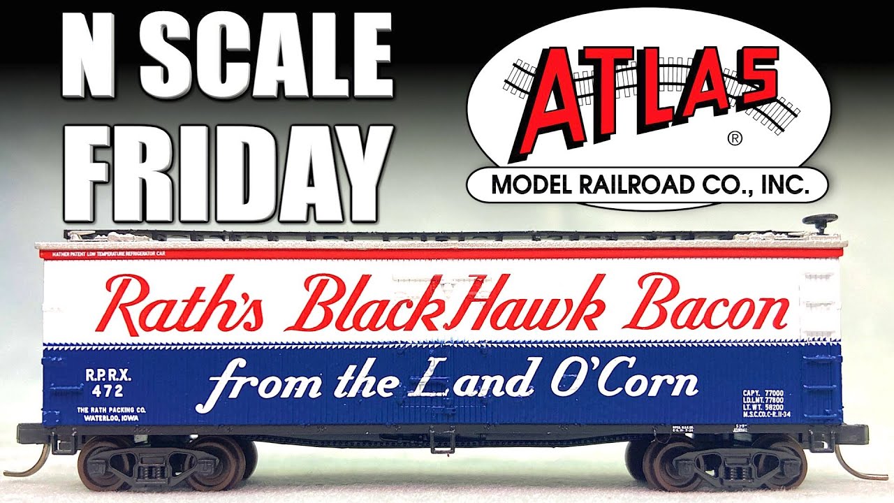 40' Wood Reefer N Scale Friday Atlas