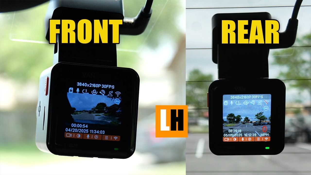 Best 4K Dash Cam Setup for 2025 - Vantrue E1 PROs X2