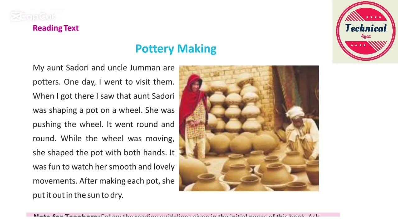 Pottery Making, Class 5th,Unit 2, English to sindhi translation complete course, #sindhtextbookboard