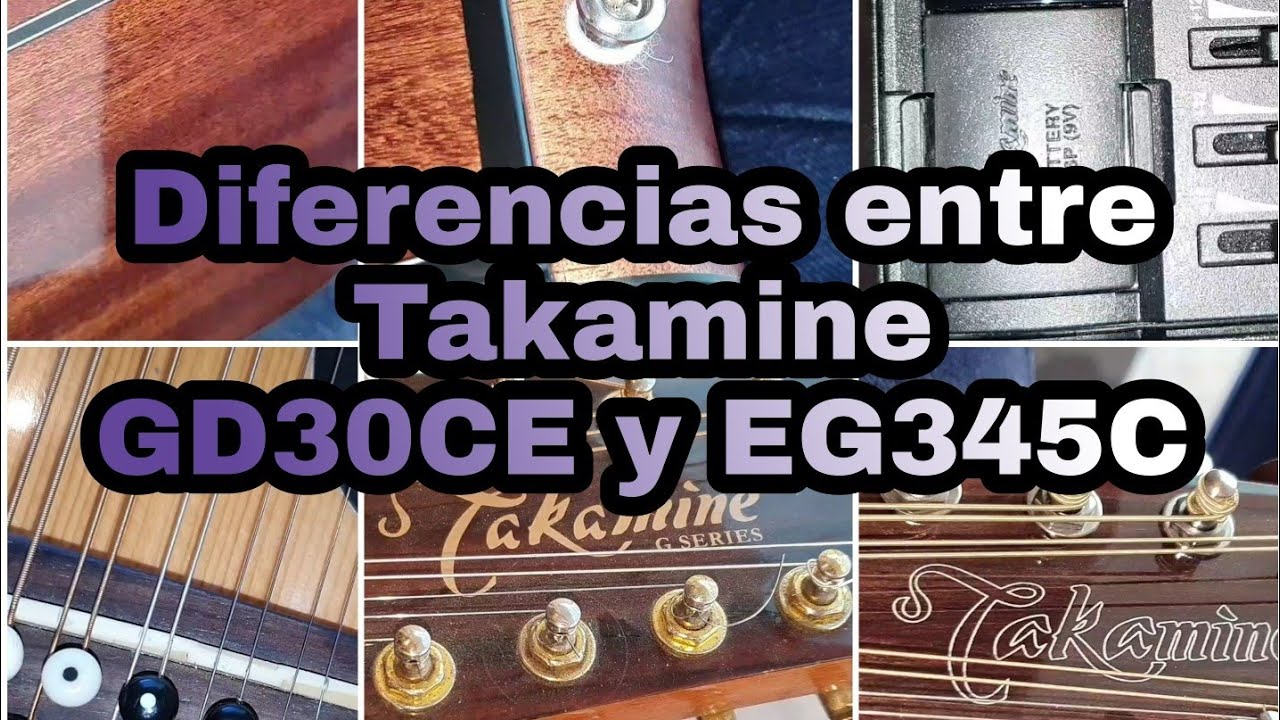 Comparación entre Takamine GD30CE y EG345C
