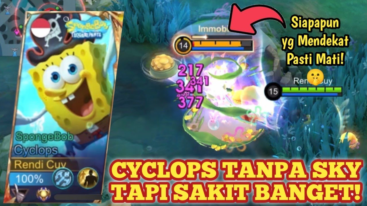 CYCLOPS TANPA SKY PIERCER BISA BANTAI MUSUH SENDIRIAN! DAMAGE SAKIT BGT! BUILD CYCLOPS TERSAKIT 2026