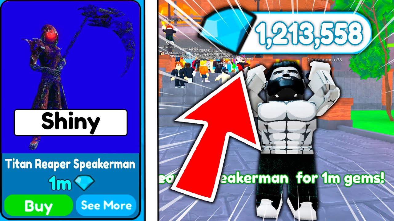 😱OMG!!!😱 I SOLD REAPER SPEAKERMAN FOR 💎1M GEMS💎 Toilet Tower Defense