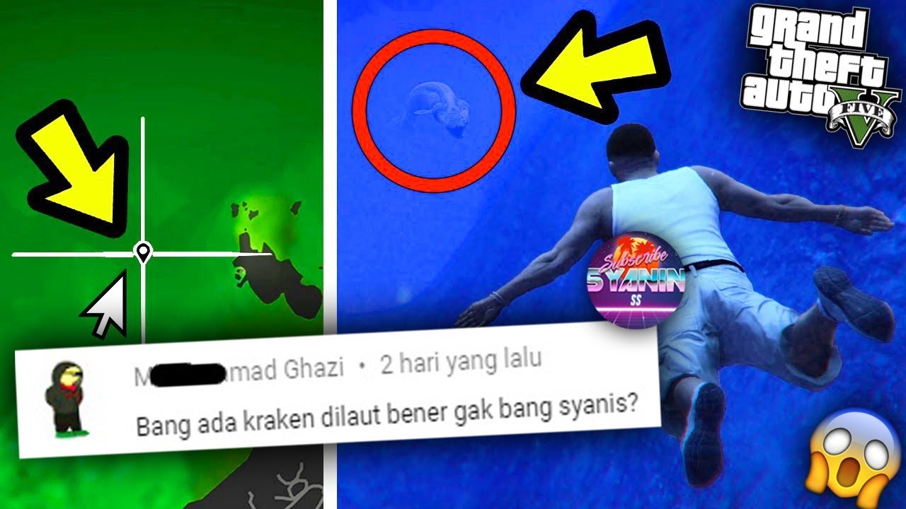 MEMBONGKAR MISTERI Monster Laut Kraken NO HOAX Akhirnya Terungkap !! GTA 5 Rahasia Easter Egg !!!