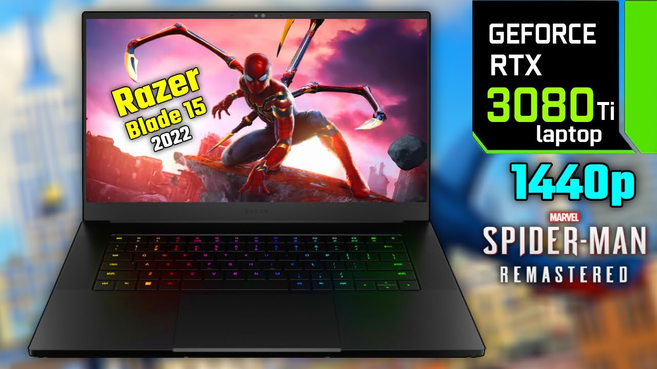 RTX 3080 Ti Laptop | Razer Blade 15 2022 | Spider Man Remastered