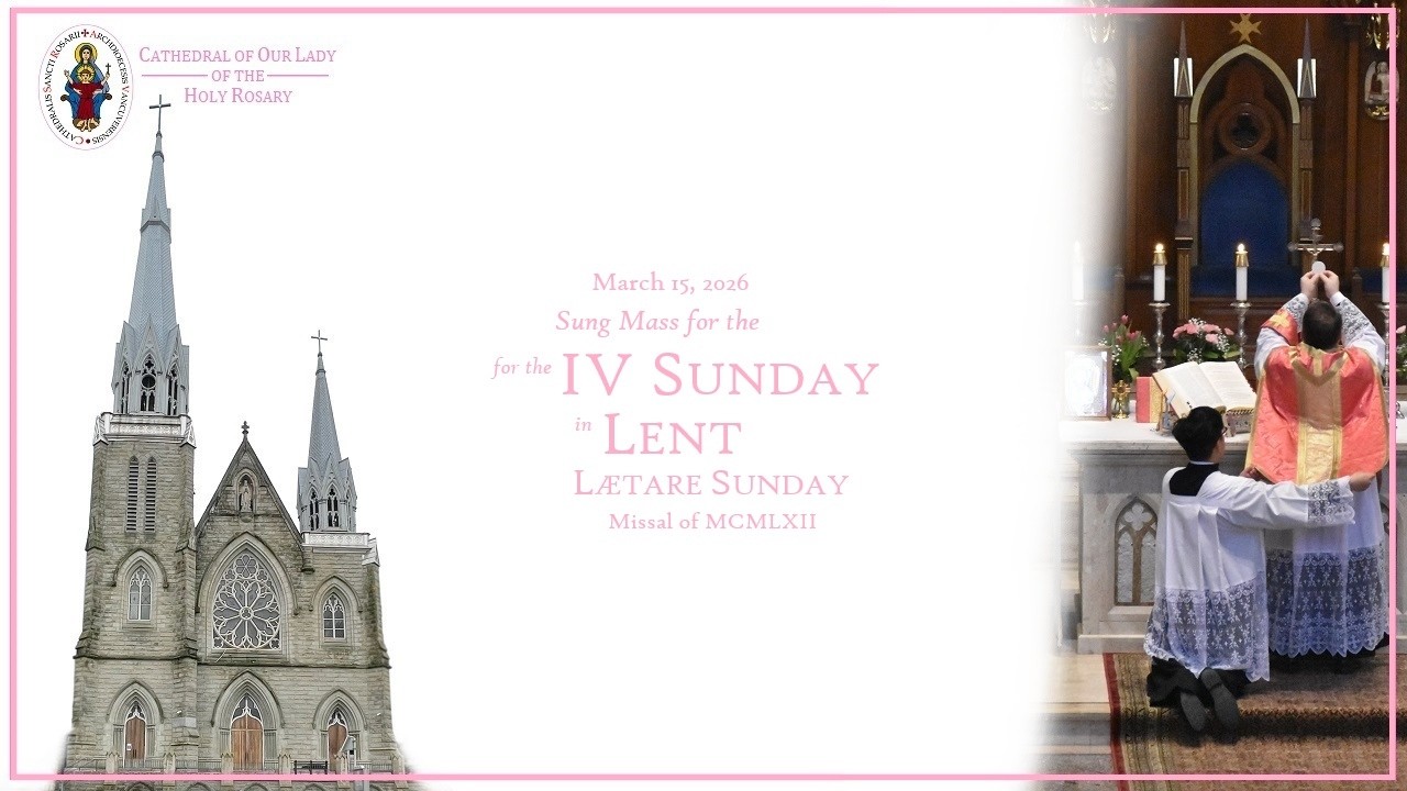 Vancouver Cathedral Live - Sunday, March 15 at 4 PM