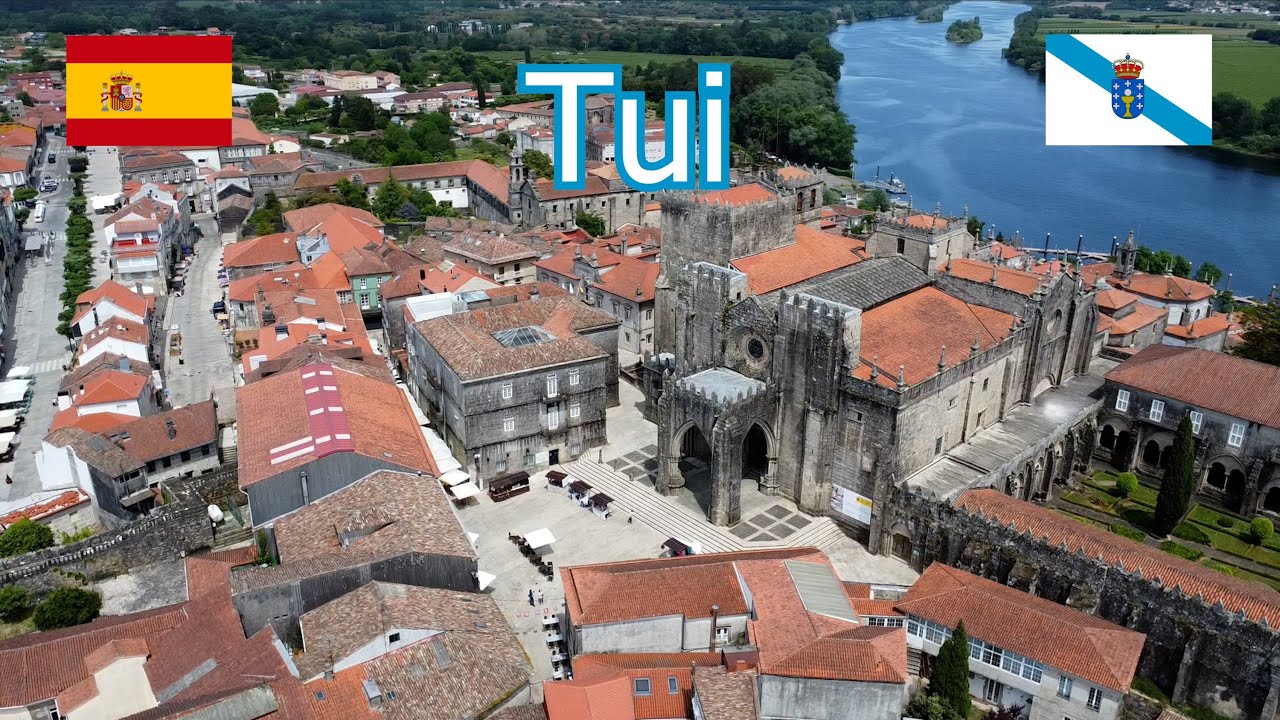 Discovering the Beauty of Tui, Galicia, Spain | Walking  & Drone Tour