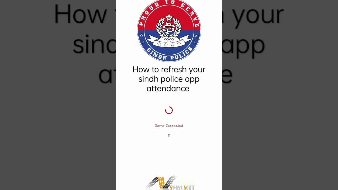 Sindh police attendance point me ko refresh kese krengy .