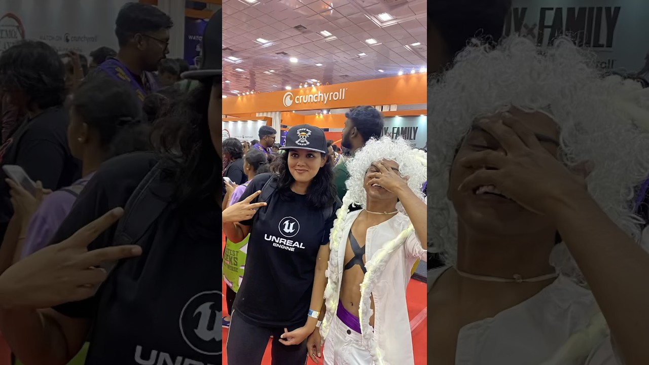 Crunchyroll Booth at Comic-Con Chennai