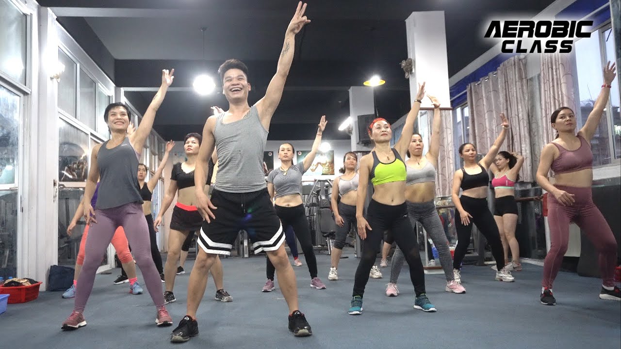 AEROBIC CLASS | Легкие упражнения для похудения живота дома для начинающих | Танцевальная аэробика