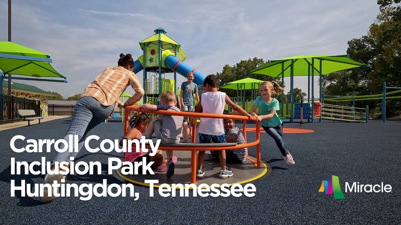 Carroll County Inclusion Park in Huntingdon, Tennessee by Miracle Recreation