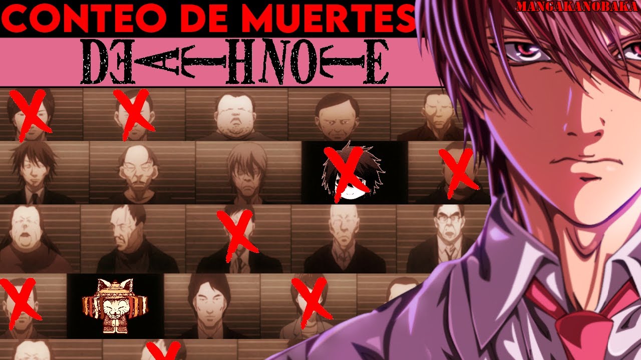 🍎DEATH NOTE: ¿A cuantos mato KIRA?