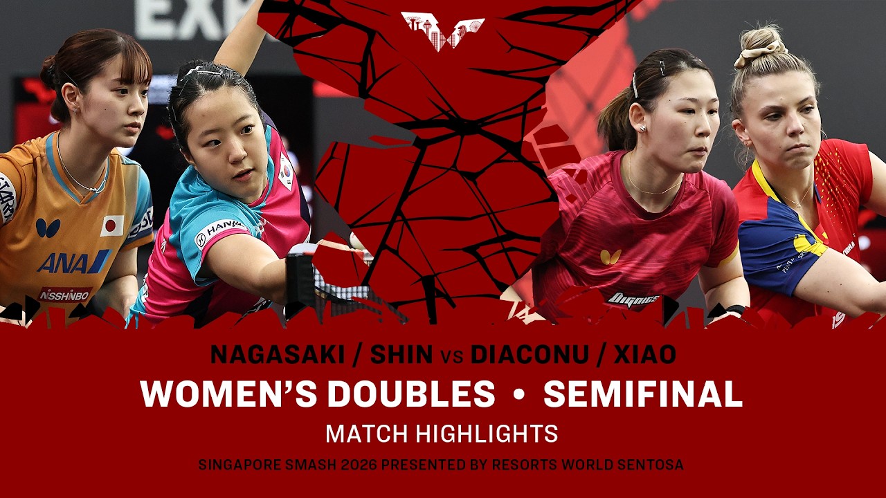 Nagasaki/Shin vs Diaconu/Xiao | WD SF | #WTTSingapore2026
