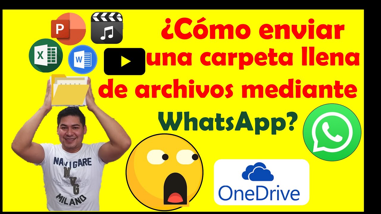 ¿Cómo enviar una carpeta llena de documentos mediante WhatsApp? en 5 min