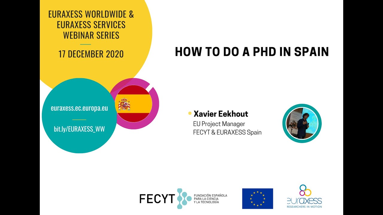 How to do a PhD in Spain
