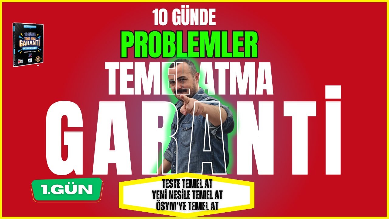 10 G&uuml;nde PROBLEM Temeli Atma Garanti Kampı | 1. G&uuml;n | &Ouml;SYM ye Temel At | Test &Ccedil;&ouml;z&uuml;mleri