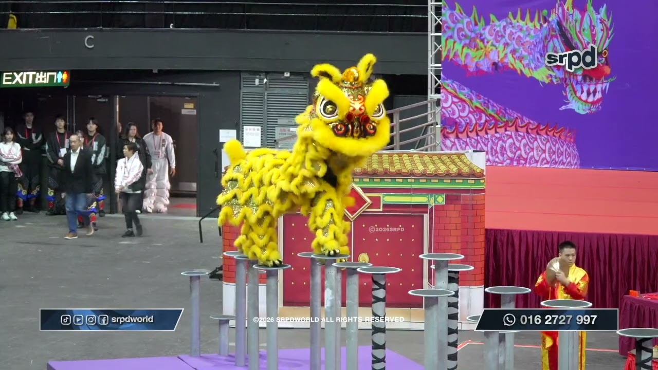Singapore Wen Yang 新加坡文扬🔥2026【香港夜光龙醒狮锦标赛】World Hong Kong Lion Dance Championship