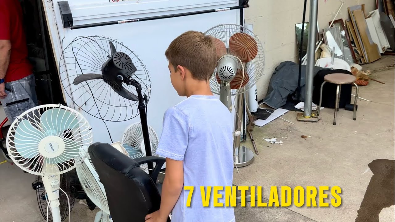 Comprei 7 VENTILADORES no BAZAR!!!
