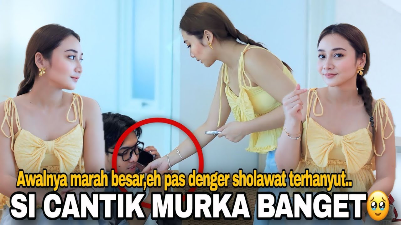 PRANK SHOLAWAT & NGAJI❗️SI CANTIK BERBAJU KUNING ENGGA BISA NAHAN EMOSI,EH ENDINGNYA LULUH JUGA😍