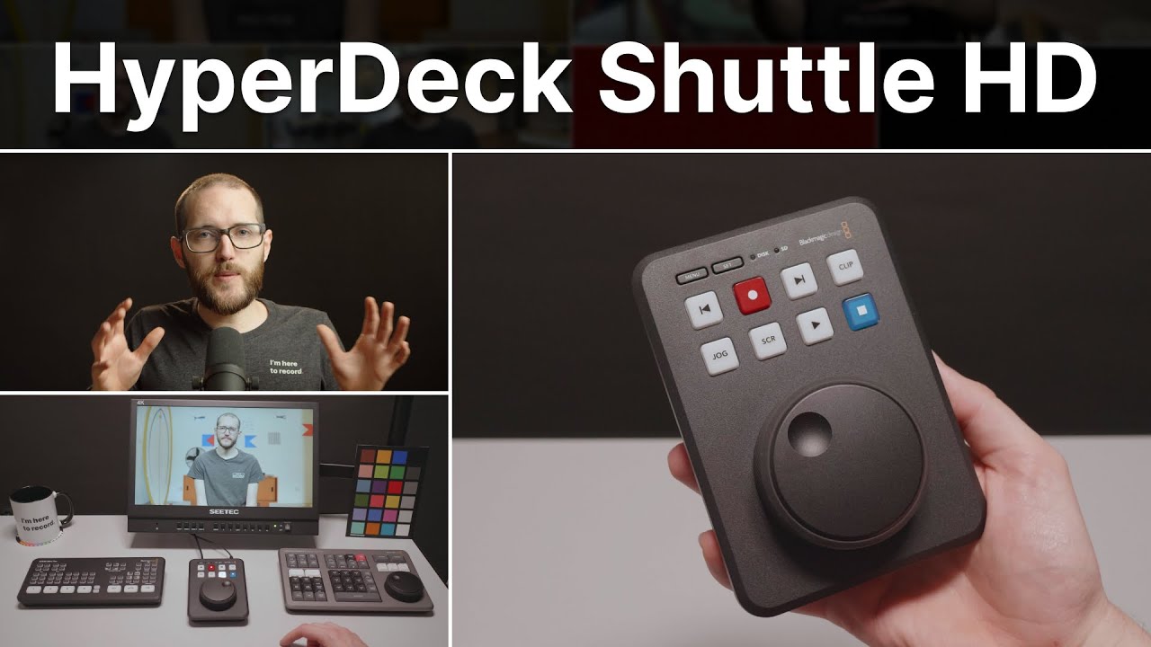 HyperDeck Shuttle HD — запись, воспроизведение и подсказки на рабочем столе // Show and Tell, Ep.95