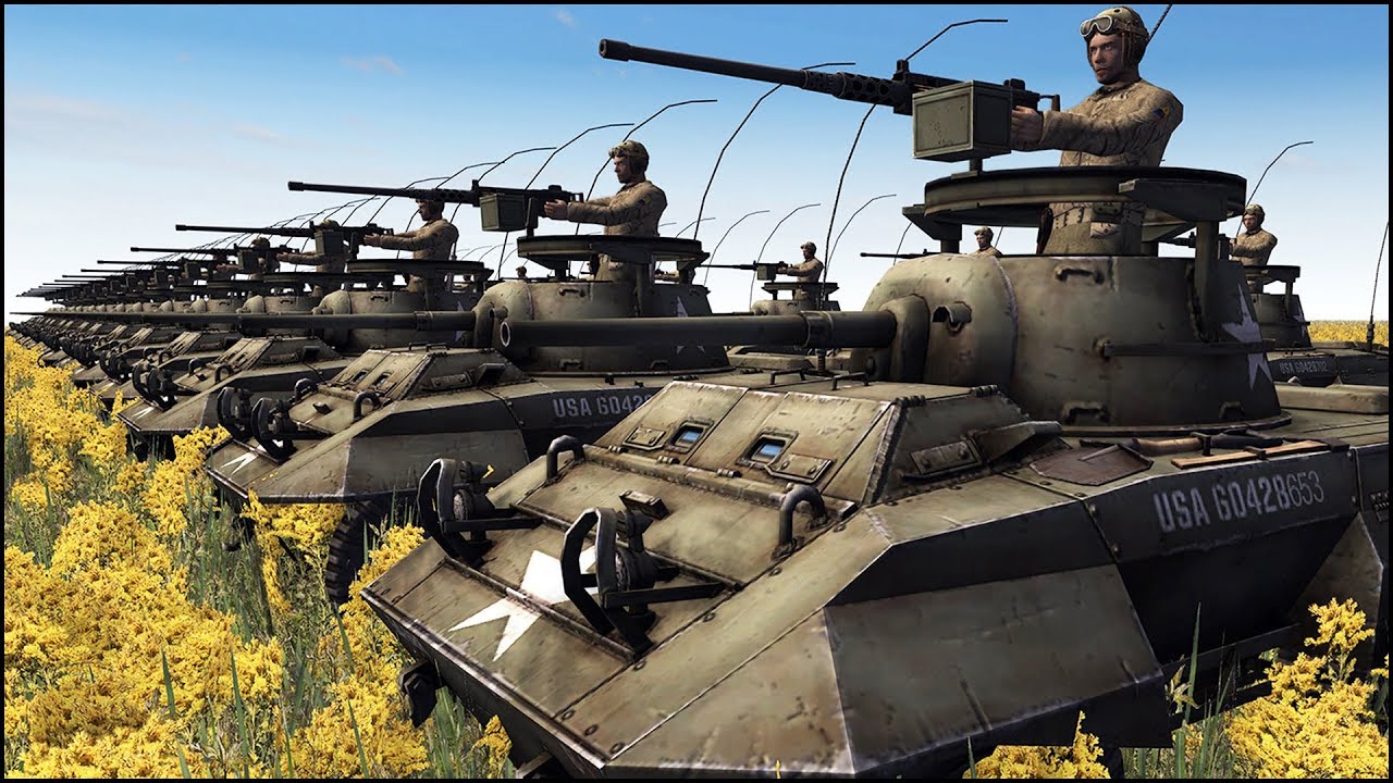 100 GREYHOUND vs 100 PUMA - Armored Car Duel - RobZ Realism Mod - MoW Assault Squad 2 - #120
