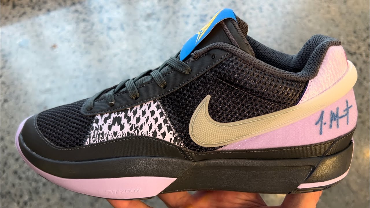 Nike Ja 1 Night Black Purple Basketball Shoes
